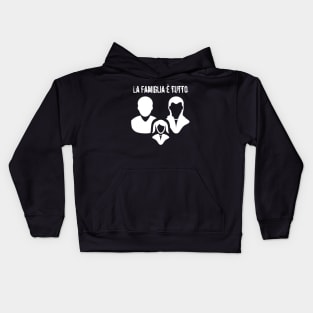 La famiglia è tutto Family Is Everything Kids Hoodie